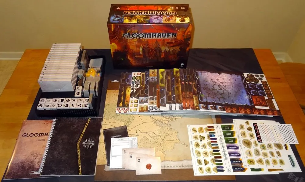 Gloomhaven Board Game Contents