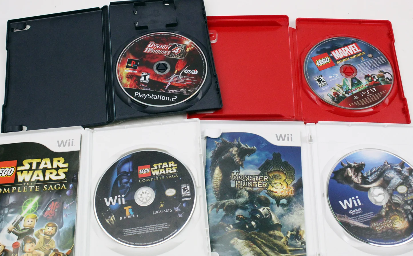 Video Game Boxes without manuals