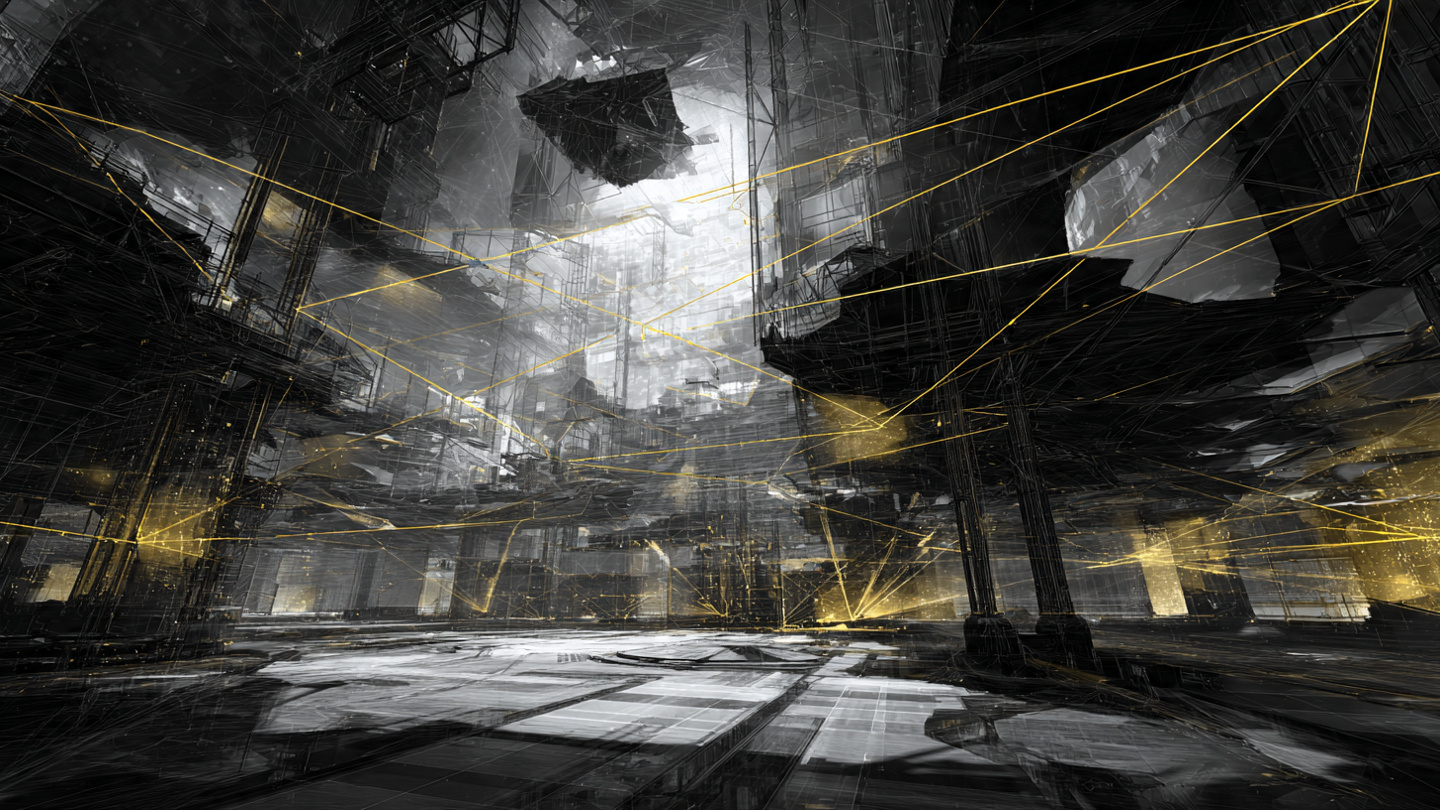 A dynamic, chaotic industrial area