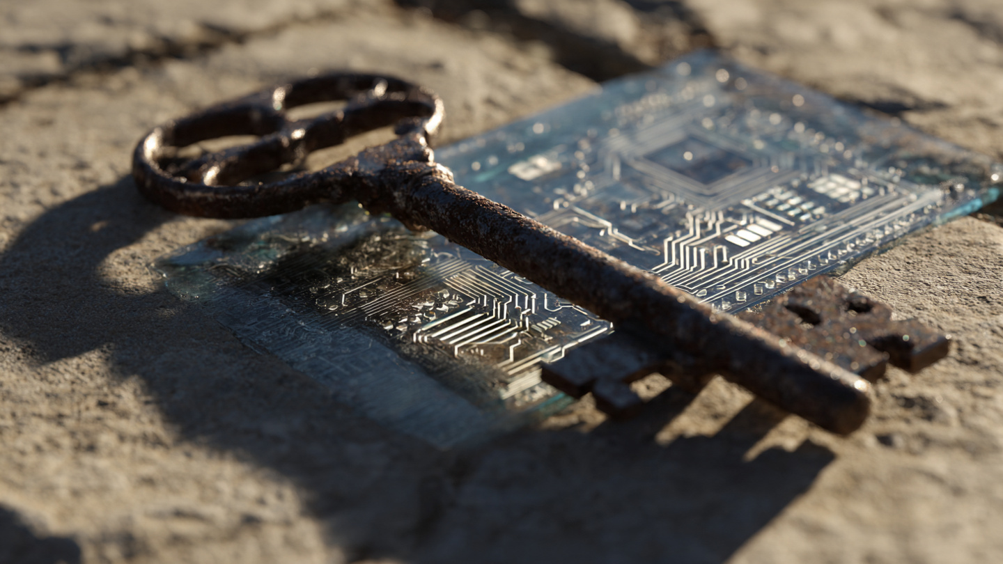 Key on circuit board